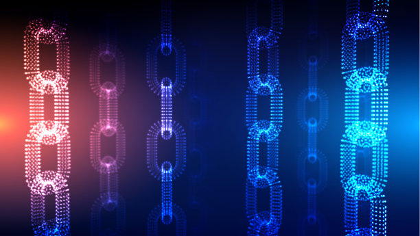 Eps 10区块链技术背景图片下载