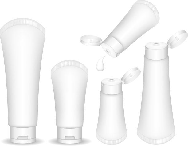 化妆品塑料管霜凝胶泡沫图片下载