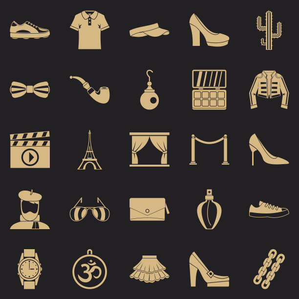 设计师图标设置简单的风格图片下载