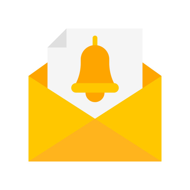 电子邮件社交媒体平面风格图标图片下载