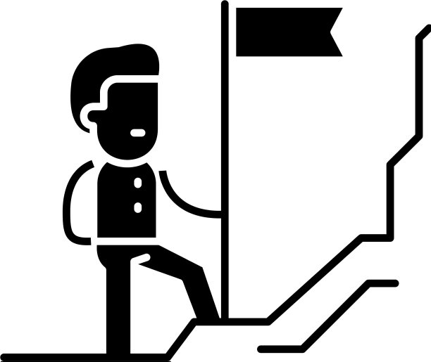 发现者黑色图标标志，已隔离图片下载