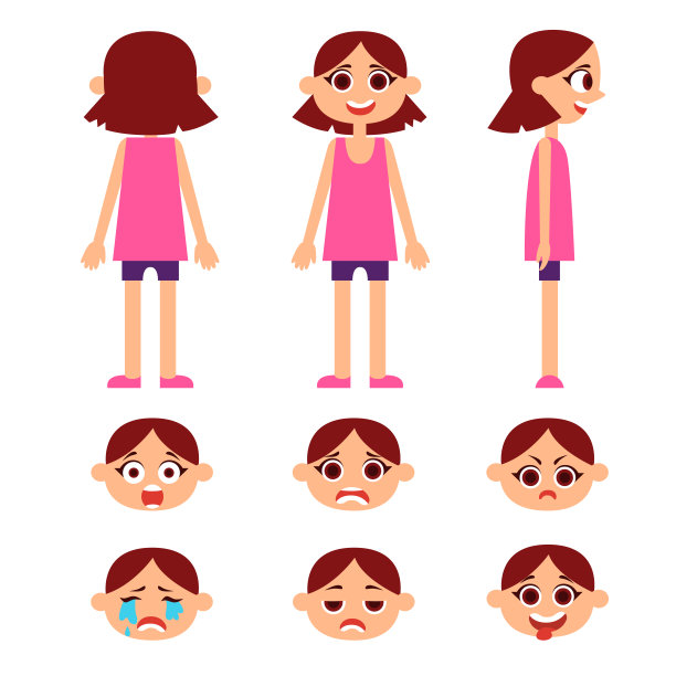 小女孩套装图片下载