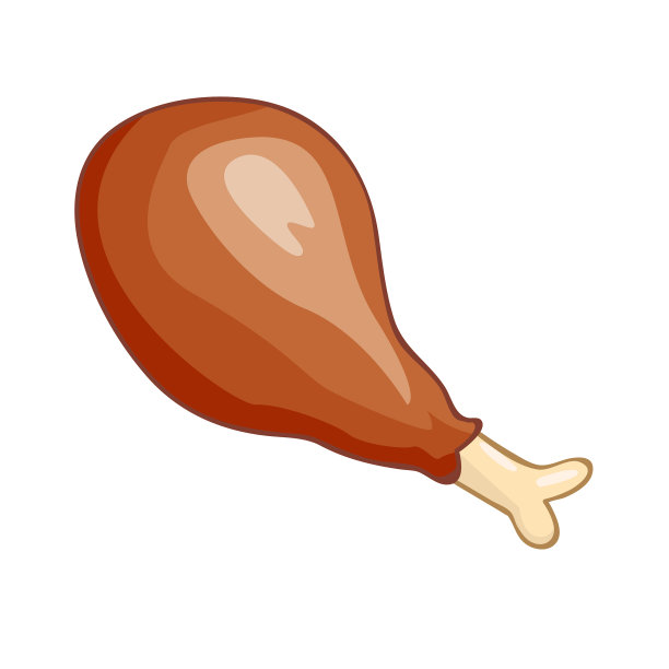 炸鸡孤立图片下载