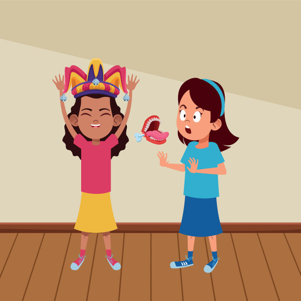 年轻的孩子阿凡达卡通人物图片下载