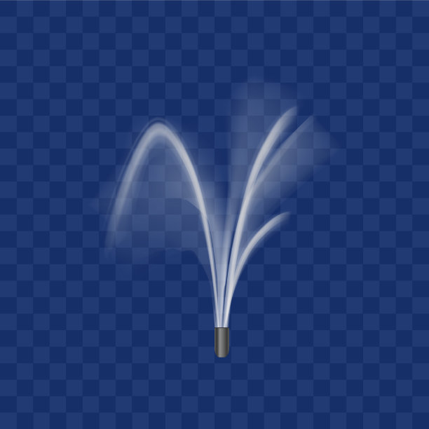 逼真详细的3d水喷泉效果上图片下载