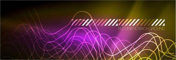 闪亮的霓虹灯背景技术设计图片下载