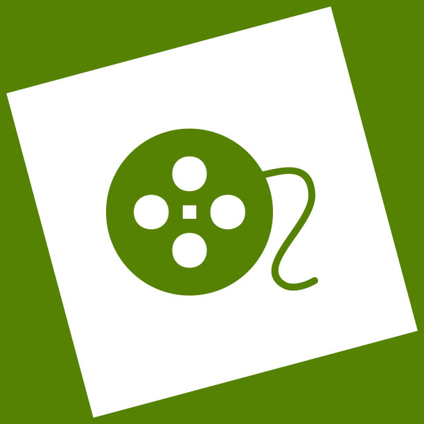 薄膜圆形标志获得为白色图标图片下载