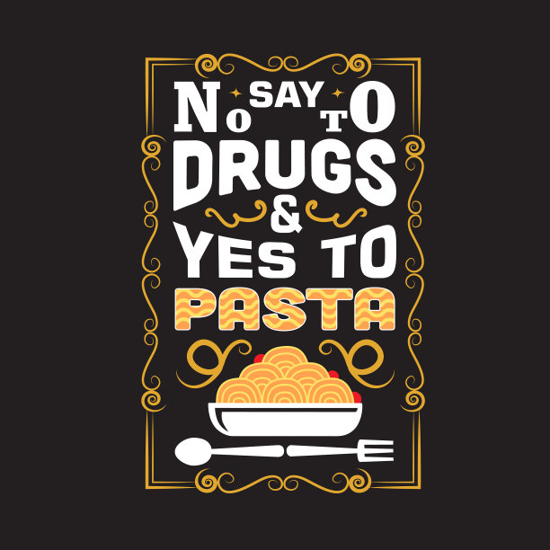 意大利面的报价和说好的印刷设计图片下载