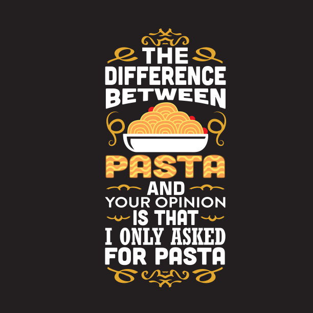 意大利面的报价和说好的印刷设计图片下载