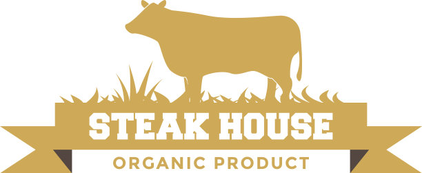 牛排馆标志设计灵感图片下载