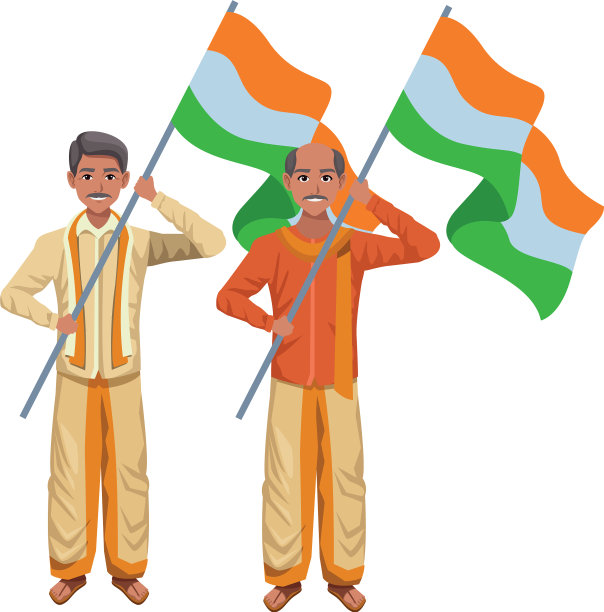 印度男人化身卡通人物图片下载