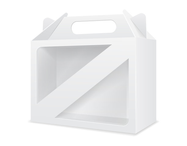 空纸板箱包装空白模板图片下载