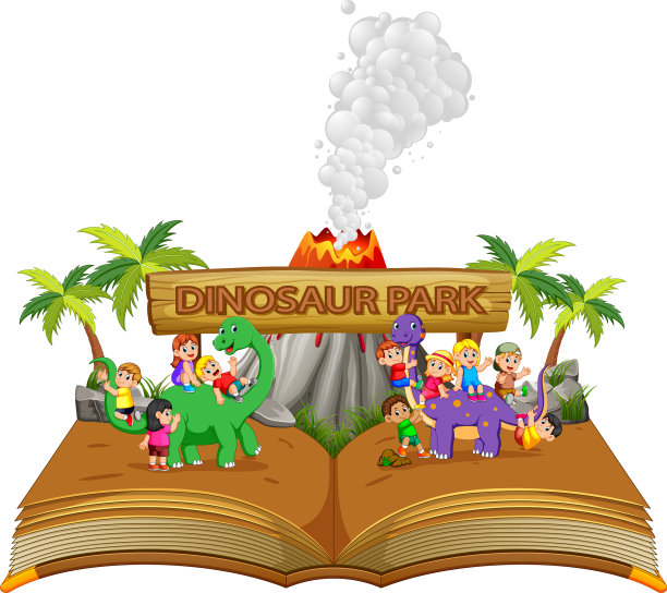 故事书和孩子们玩图片下载