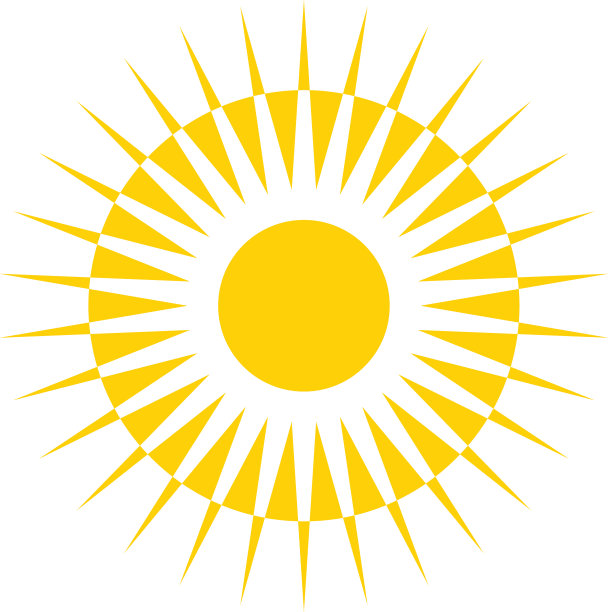 太阳图标图片下载