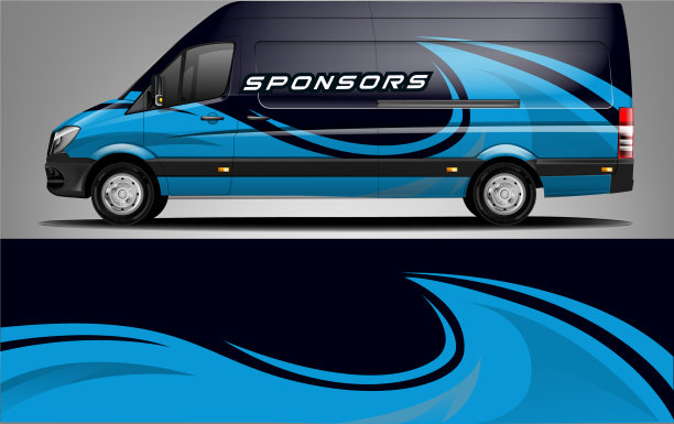 汽车贴花包装设计图片下载