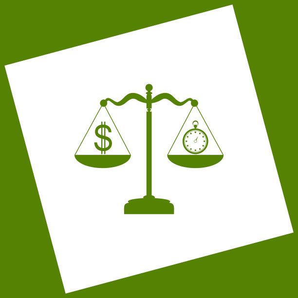 秒表和刻度上的美元符号图片下载