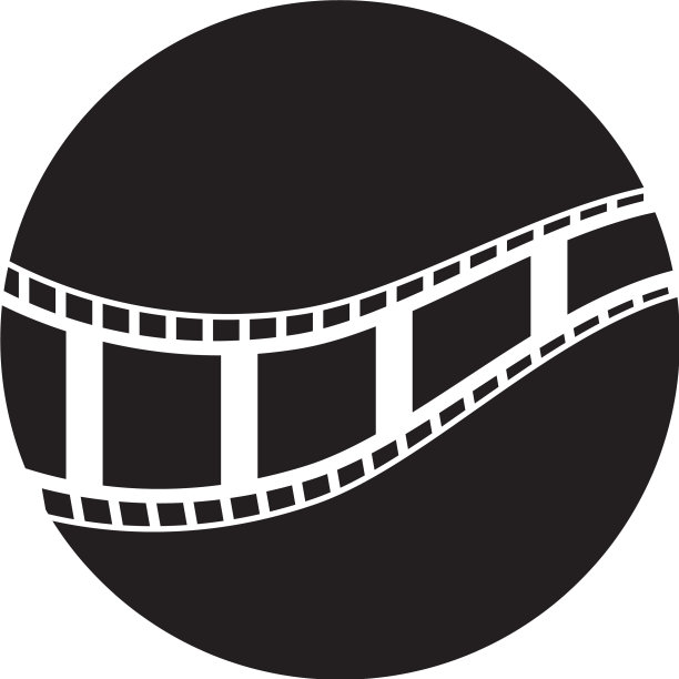 电影胶片图标模板图片下载