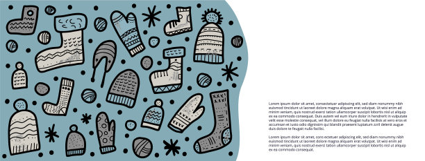 温暖的袜子，帽子图片下载