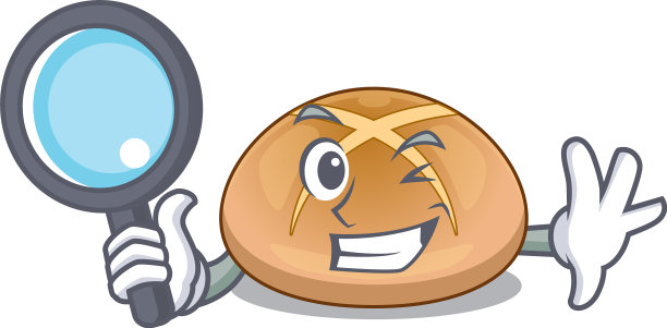 警探自制的热十字面包图片下载