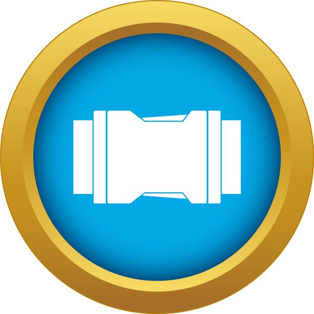 侧释放扣图标蓝色隔离图片下载