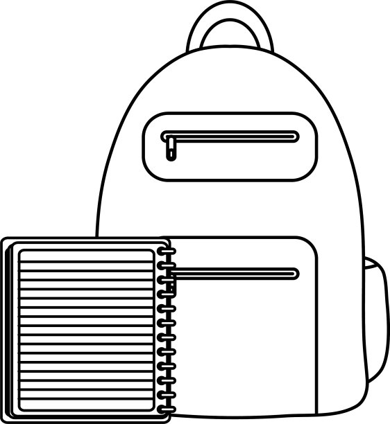 笔记本和书包图片下载