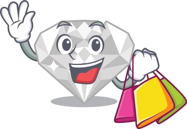 买吉祥物袋里的白色钻石图片下载