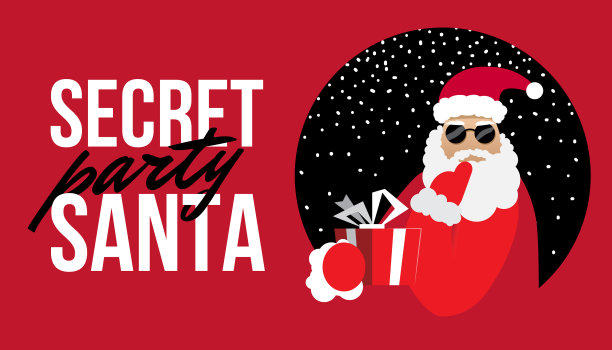 卡通秘密圣诞老人perty圣诞公寓图片下载