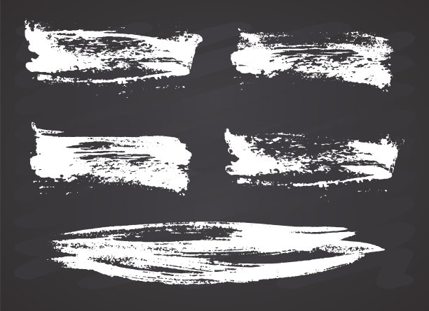 画笔笔触设置手绘垃圾纹理上图片下载