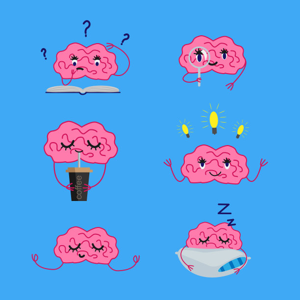 卡通脑组图片下载