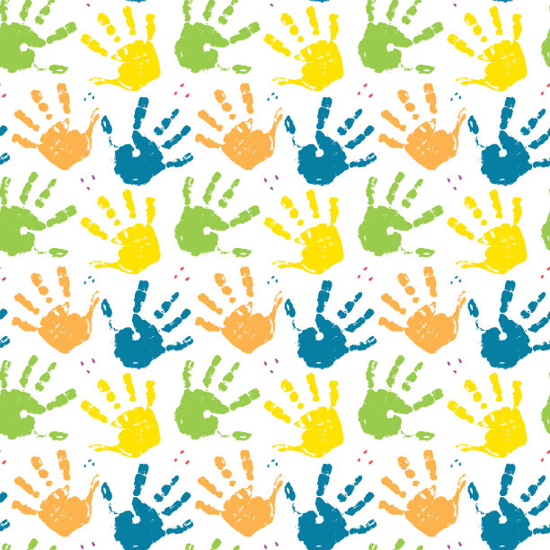 手工邮票无缝图案油漆染色背景图片下载