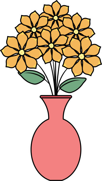花瓶花卉图标图片下载