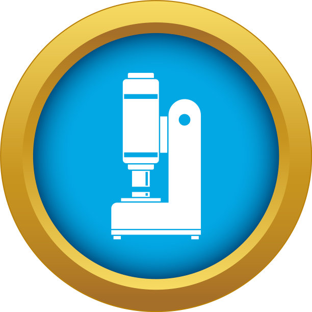 铁匠自动锤图标蓝色图片下载