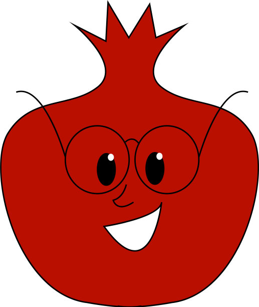 带眼镜或颜色的石榴石图片下载