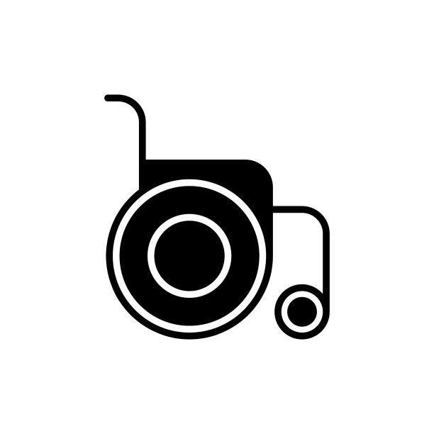 残疾人残疾人图标轮椅医疗图标图片下载