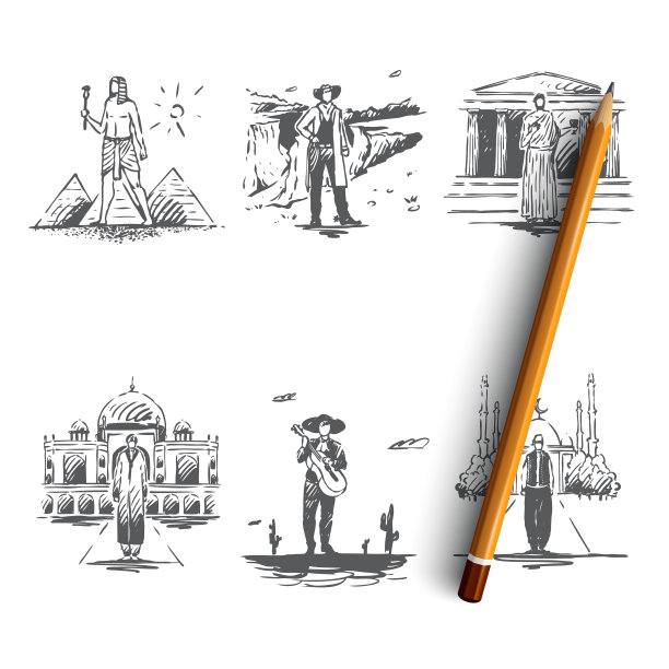 国家:埃及、希腊、美国、土耳其图片下载