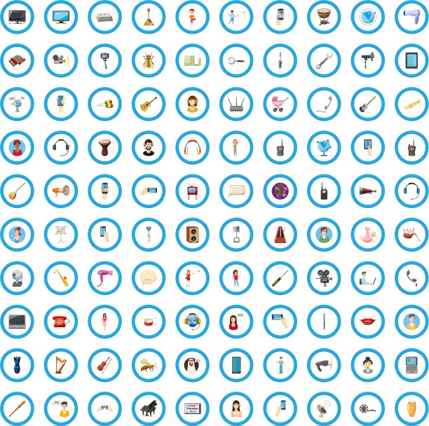 100声图标设置卡通风格图片下载