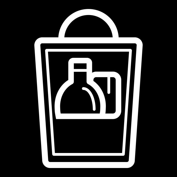 黑色的购物袋图片下载