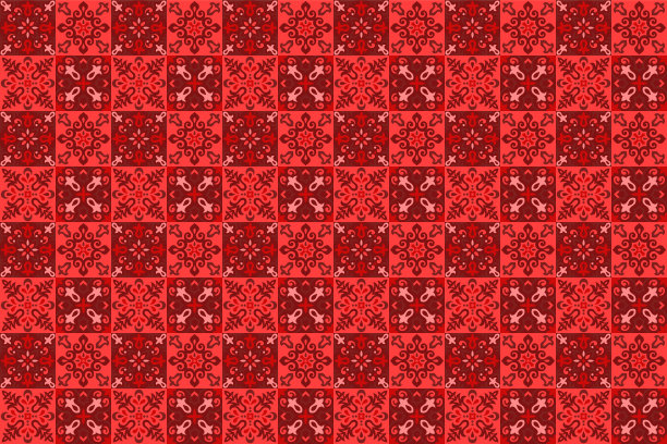 Azulejos瓷砖无缝图案图片下载