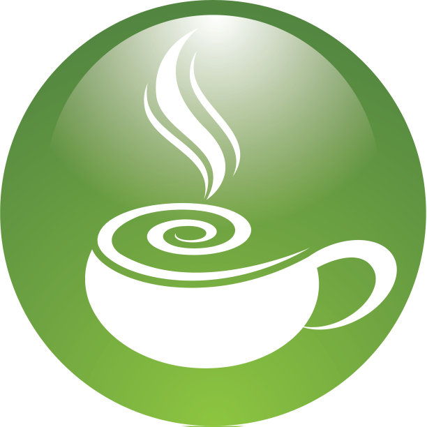 茶杯标志模板图标图片下载