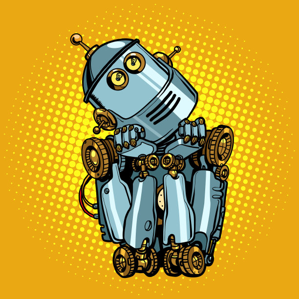 人工智能机器人会思考梦境图片下载