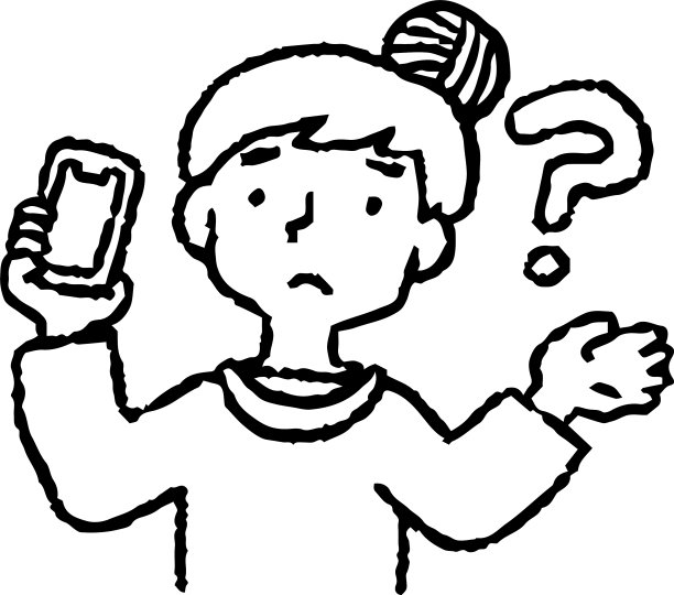 使用智能手机的单色类似风格的女性图片下载