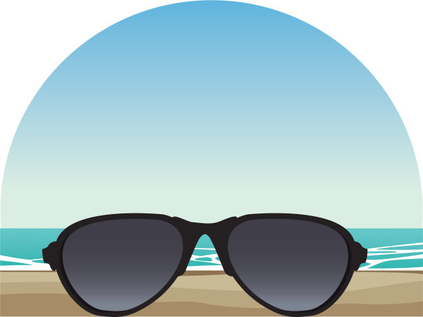 太阳镜夏季图标图片下载