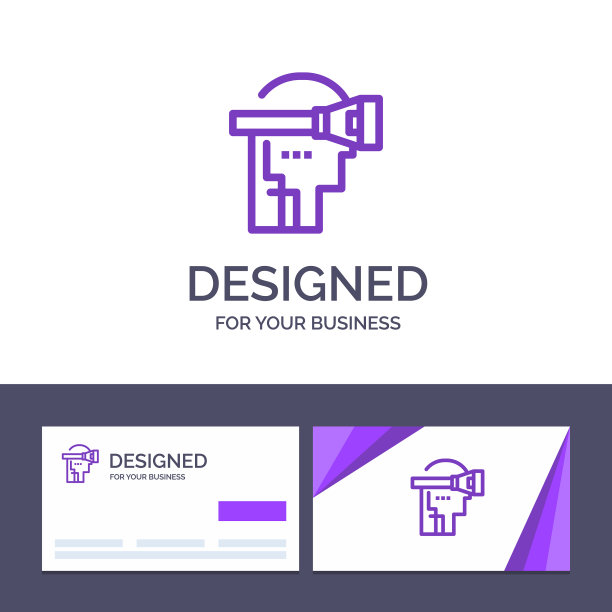 创意名片和标志模板虚拟图片下载