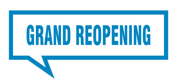 盛大的重新开放标志着盛大的重新开放广场图片下载