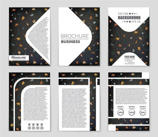 抽象布局的艺术背景设置图片下载