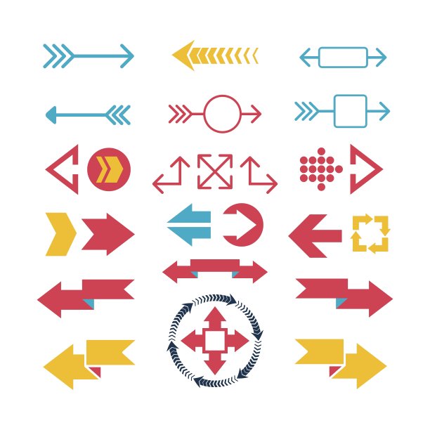 箭头的网络图标图片下载