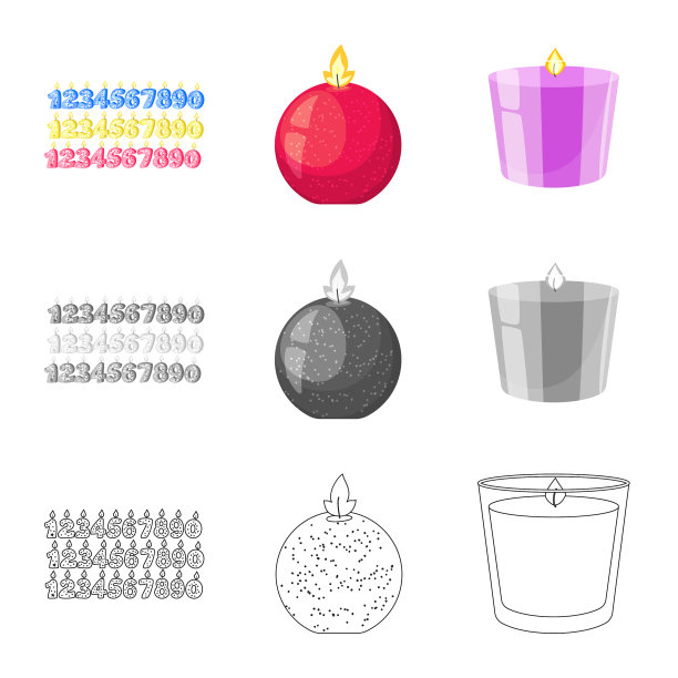 孤立对象松弛和火焰符号图片下载