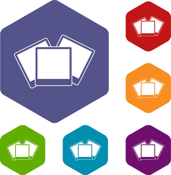 婚礼邀请卡图标集图片下载