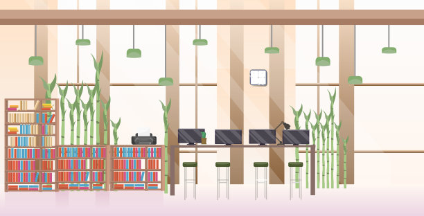 空无一人的开放空间创造性的共同工作图片下载