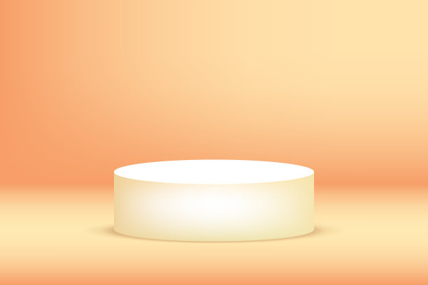 空讲台工作室橙色背景图片下载